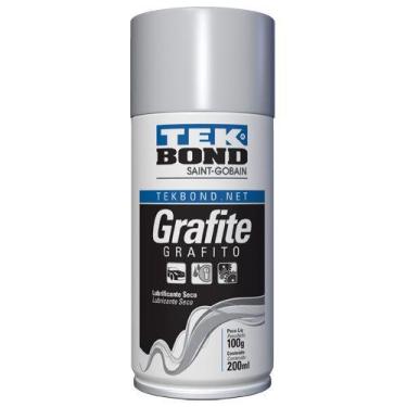 Imagem de Grafite Spray 200 ml Lubrificante Seco Tekbond