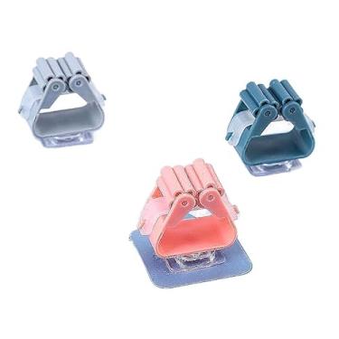 Imagem de 10 Pcs Suporte para Vassouras e Rodo Suporte de Parede Fortalecer Gancho de Cozinha Banheiro Rack (Cor aleatória,10)