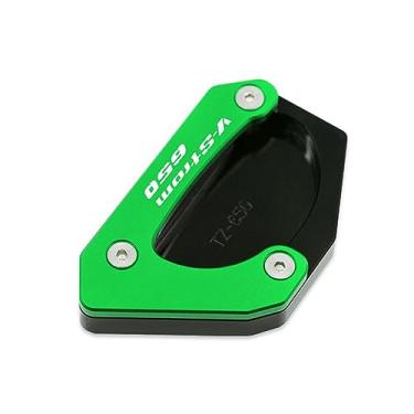 Imagem de Para suzuki V-STROM 650/xt vstrom dl 650 dl650 2004-2023 acessório da motocicleta suporte lateral ampliador placa kickstand almofada