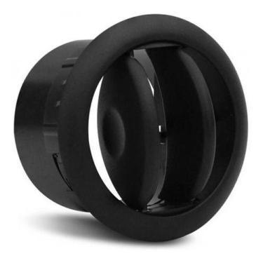 Imagem de Difusor de Ar Central Lateral Logan Sandero Duster Preto - Clauplast