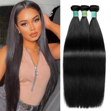 Imagem de Pacotes de cabelo Anjudy Reid Straight 100% Brazilian Virgin Hair - An