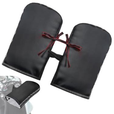 Imagem de De Guidão Quentes Para Ciclismo - Manguitos Quentes Impermeáveis À Prova De Com Faixas Refletivas,Para Guidão De Bicicleta | Para Estrada Desportos Ao Ar Livre Touring Passeio Urbano Campismo