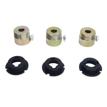 Imagem de RiToEasysports Acessórios para Scooter, Adaptador de Volante de Bicicleta de Aço 3 Peças 13mm e Kit de Conector de Volante para Motocicleta Triciclo Elétrico