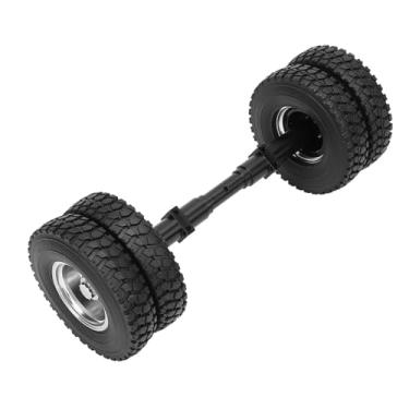 Imagem de Alomejor Pneu de Eixo Traseiro Sem Motor para Trailer RC para Acessório de Retrofit de Trailer de Trator 1/14 RC