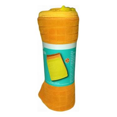 Imagem de Panos Multiuso De Microfibra 48x58cm Kit Com 3 Unidades Amarelo - Memb