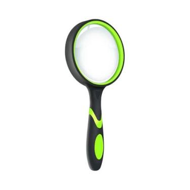 Imagem de Lupa Grande De 75mm Para Crianças, Lupa De Mão Antiderrapante Para Tra