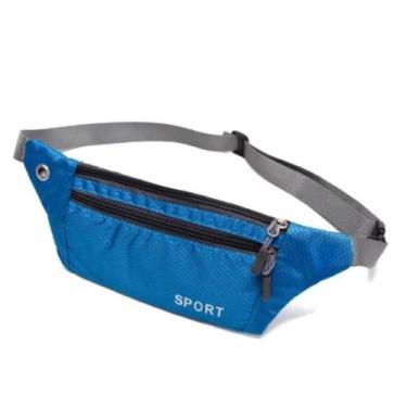 Imagem de Pochete Impermeável Slim Doleira Cinta Fitness Celular 7 Polegadas Cor