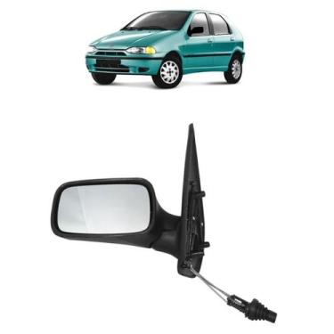 Imagem de Retrovisor Palio 1996 1997 1998 1999 2000 4 Portas Lado Esquerdo - NoB