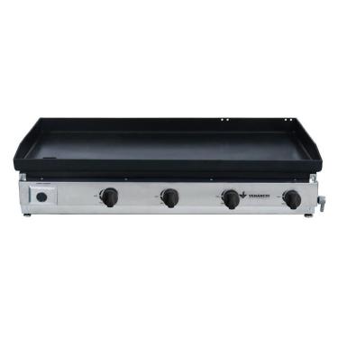 Imagem de Chapa Bifeteira a Gás 120cm Modelo C120-49807 com 5 Queimadores e Chapa de 4,76mm em Aço Carbono Cor Inox Venâncio