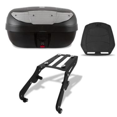 Imagem de Baú 45 litros pro tork + bagageiro em chapa yamaha xt 660r 2005/09, CR