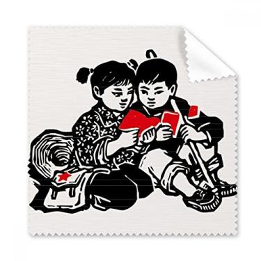 Imagem de Mochila de chapéu para meninos e meninas, pano de limpeza patriotismo, limpador de óculos, 5 peças