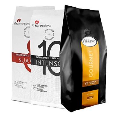 Imagem de Café em grãos Espressione/Ferrero - 3 pacotes