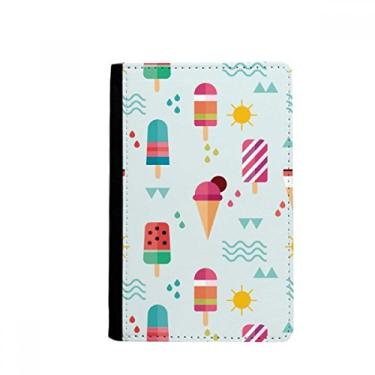 Imagem de Sun Mountain River picolé doce sorvete passaporte Notecase Burse capa carteira porta-cartões