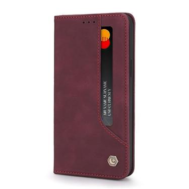 Imagem de Capa de couro para XiaoMi para Redmi Note 11 11S 10S 10 Pro 10A 10C 9T Flip para Mi 11T 12T 10T Poco C40 X4 M4 M3 X3 GT F4 F3 Carteira, vermelho, para Poco X4 GT