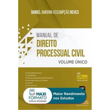 Imagem de Manual De Direito Processual Civil   Volume Único (2023)