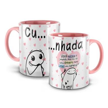 Imagem de Genérico, Caneca Alça e Inter/Rosa - Meme Flork Cunhada, Você Merece o mundo