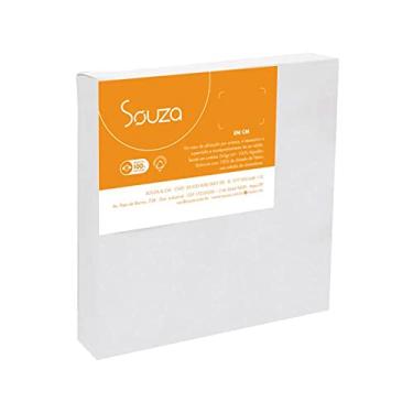 Imagem de GOVVOM Tela De Pintura 20x20, Souza & Cia, Branco, Cretone 265gr/m², 100% Dióxido de Titânio, 1 Peça