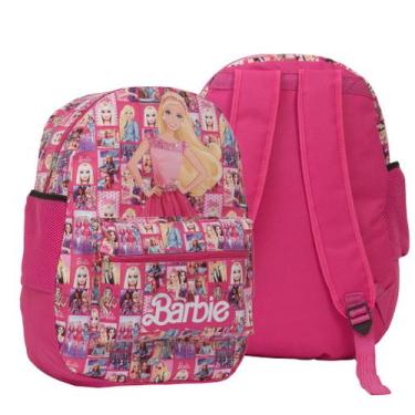 Imagem de Mochila Infantil Feminina Barbie Costas Juvenil Passeio Rosa - TOYS 2U