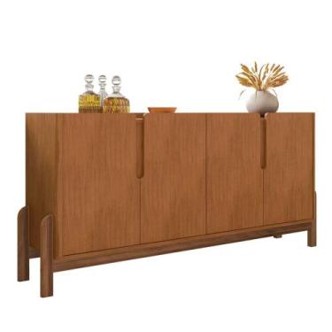 Imagem de Buffet Aparador 4 Portas Sala de Jantar Nay C14 Cedro - Mpozenato, Ced