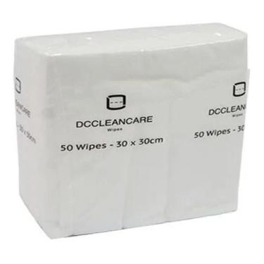 Imagem de Pano Sontara Clean Care 40g 30x30cm Branco Pacote Com 50 Panos - SONTA