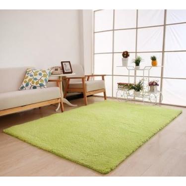 Imagem de Tapete para sala de estar, área, carpete sólido, fofo, macio, decoração para casa, carpete branco de pelúcia, quarto, cozinha, tapetes, tapete branco, verde, 120 x 200 cm