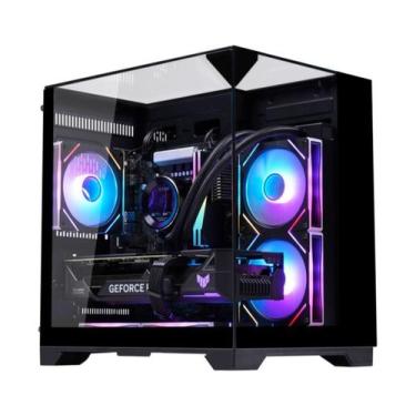 Imagem de Gabinete Gamer Kmex Aquário CGK3D3 Visão Infinita Sem Fans - K-mex