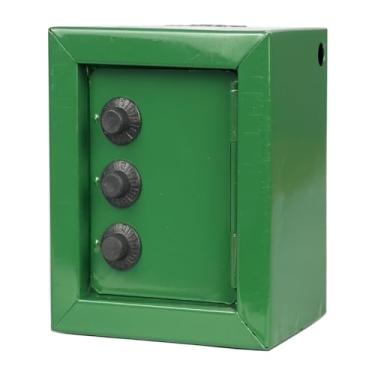 Imagem de Kit 12 Mini Cofre Com Segredo Senha Para Moedas Notas Cofrinho (VERDE)