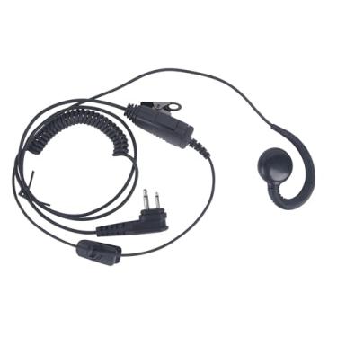 Imagem de WODASEN Fone de ouvido giratório C para Motorola HKLN4604 HKLN4604A HKLN4604B HKLN6423 com microfone PTT substitui o fone de ouvido RLN6423