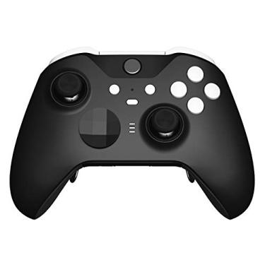 Imagem de eXtremeRate Botões de substituição brancos macios de toque para controle Xbox One Elite Series 2, amortecedores LB RB LT RT disparadores ABXY Start Back Sync Profile Switch Keys para controle Xbox One Elite V2 1797