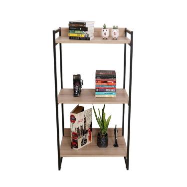 Imagem de Estante City Estilo Industrial L 800-a 1040 Preto amadeirado