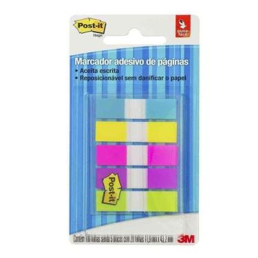 Imagem de Post-it Flags Neon 5 Cores 100 Folhas