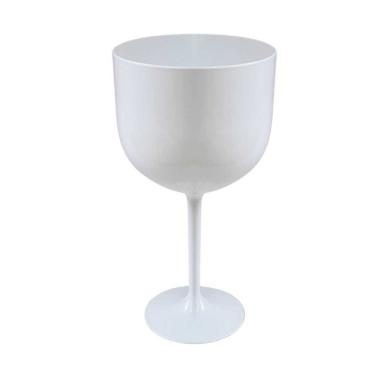 Imagem de Taça De Gin Acrílico Branca Shelby 500ml