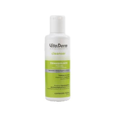 Imagem de Vita Derm Hipoalergênica Cleanser Demaquilante Facial 140ml