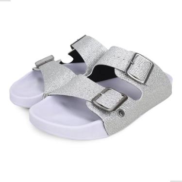 Imagem de Birken Feminina Sandalia com Fivelas Confortavel Leve Antiderrapante Macia Tamanco Mulheres Sola Branca (Branca, BR, Adulto, Numérico, 35)