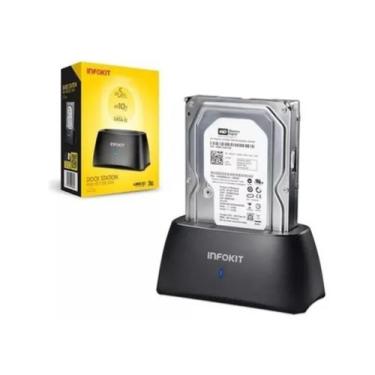 Imagem de Dock Station Hd Sata 3.5 E 2.5 Hdd Usb 3.0 Ecase-Z320 03384 - Infokit