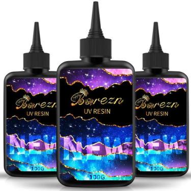 Imagem de Resina UV Cure Bsrezn 300g Crystal Clear para fabricação de joias