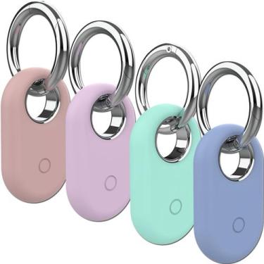 Imagem de Estojo para Samsung Galaxy SmartTag 2 Rzttwl, pacote com 4