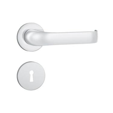 Imagem de Fechadura Interna 813/37 Roseta Redonda Inox Cromado 40mm Stam