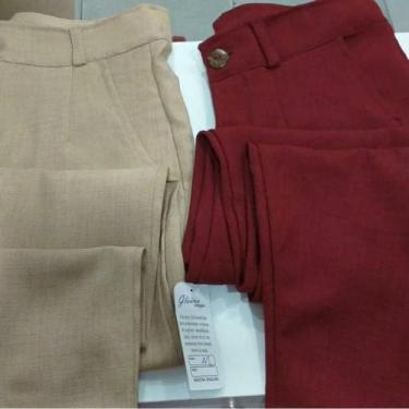 Imagem de Calça  feminina - Glaucia criações, G, Vinho