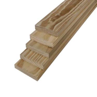 Imagem de KIT 5 peças deck de madeira Pinus tratado SEM nós 9x290 centímetros (C