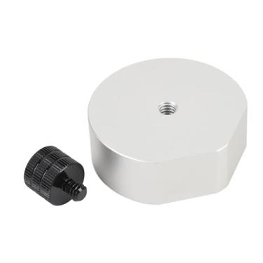 Imagem de Hyuduo Adaptador de Montagem de tripé Mini DISH, Liga de Alumínio CNC Processado Com 1/4-20 e 3/8-16 Fios para Conexão Estável de Mini Antena