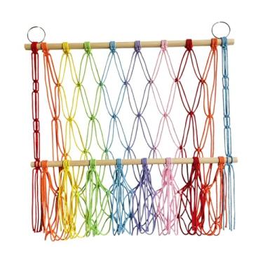 Imagem de Stuffed Animal Net Hammock Stuffed Toy Net Macrame Decor Hanging Storage Net Plush Toy Organizer for Bedroom Nursery, 2 Layer 70cmx52cm/403(1 Layer 50cmx52cm)