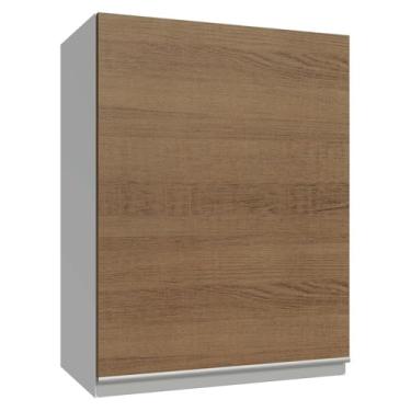 Imagem de Armário Aéreo 50cm 1 Porta Branco/rustic Glamy Madesa