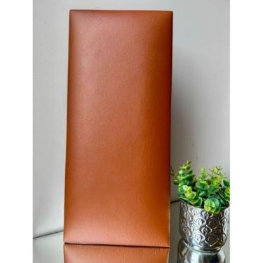 Imagem de Cabeceira Estofada Modular 45x20cm com Fita Dupla Face – Painel Decorativo para Cama Box Casal/Queen/King – Suede Premium(CARAMELO COURINO,15)