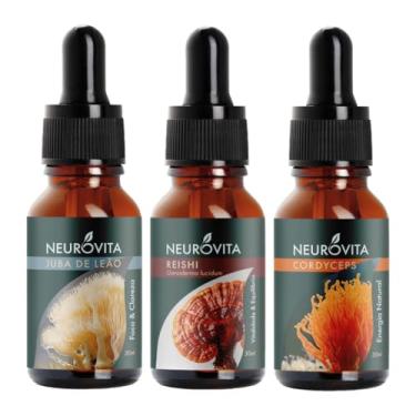 Imagem de Combo Neuroultra Completo – Foco, Energia e Equilíbrio | Juba de Leão + Cordyceps + Reishi | Extratos Líquidos Premium