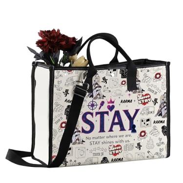 Imagem de MEIKIUP Bolsa de mão de grupo coreano Stay Fandom para fãs de ídolos coreanos presente mercadoria para amantes de música coreana, Stay Hb, Medium