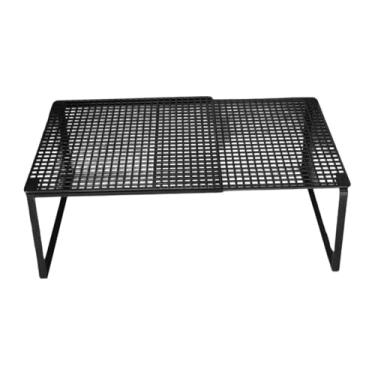 Imagem de YWJLQH Organizador de Prateleiras Expansível para Armário, Despensa, Empilhável, Ajustável, para Pratos E Banheiro, L