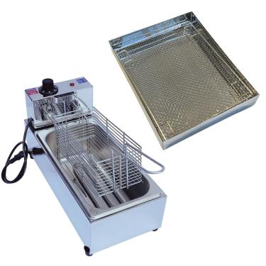 Imagem de Fritadeira Elétrica Industrial Cuba 3L 110V Com Escorredor M