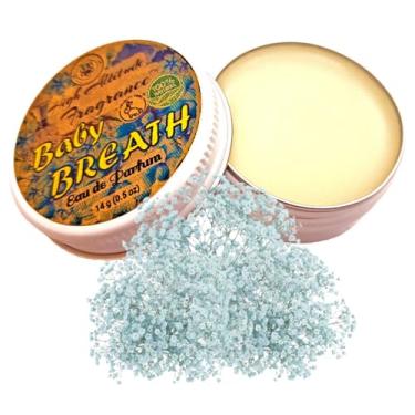 Imagem de Perfume Baby Breath — Eau de Parfum • Bálsamo sólido • Óleos essenciais de aromaterapia (Gypsophila paniculata, lírio branco, toranja rosa, lírio do vale, grama verde, frésia) — Fragrância natural