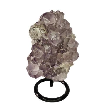 Imagem de Pedra Natural Drusa de Ametista in Natura com Base 300g
